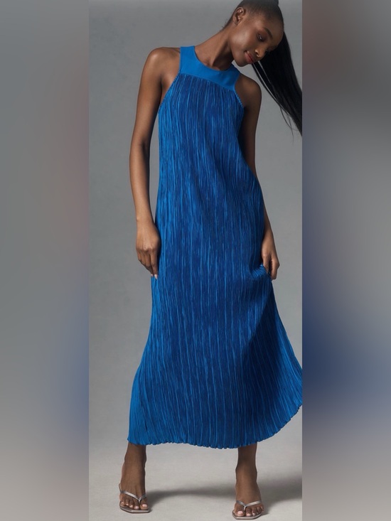 Anthropologie Dresses & Skirts - Anthropologie - Halter Plisse Maxi Dress